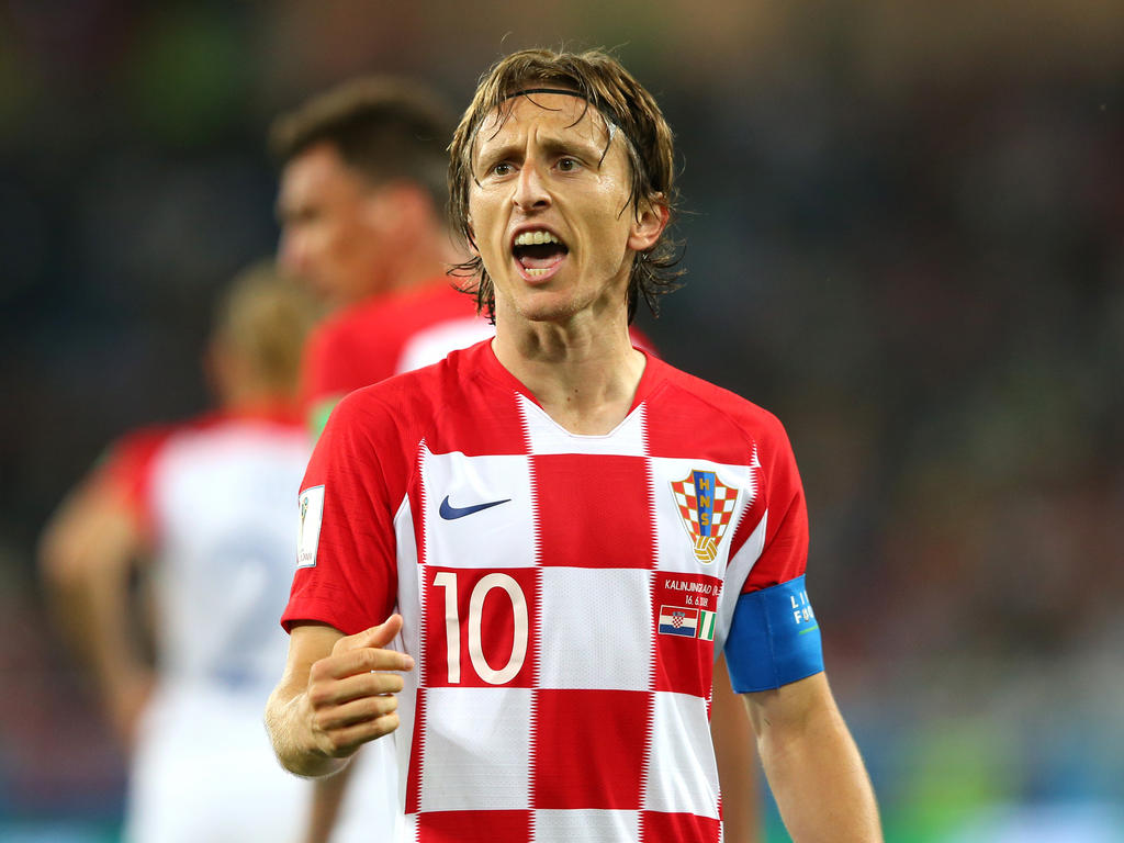 Luka Modric traf für die kroatische Auswahl zum WM-Auftakt gegen Nigeria
