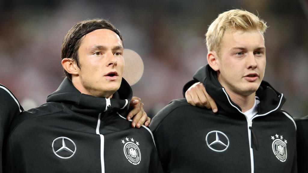 Bald auch beim BVB gemeinsam auf dem Feld: Nationalspieler Nico Schulz (li.) und Julian Brandt Bald auch beim BVB gemeinsam auf dem Feld: Nationalspieler Nico Schulz (li.) und Julian Brandt