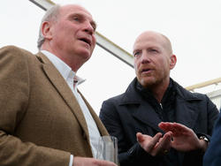 Matthias Sammer (r.) hat ein gutes Verhältnis zu Uli Hoeneß