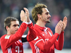 Mats Hummels (r.) wurde vom Rücktritt Philipp Lahms überrascht