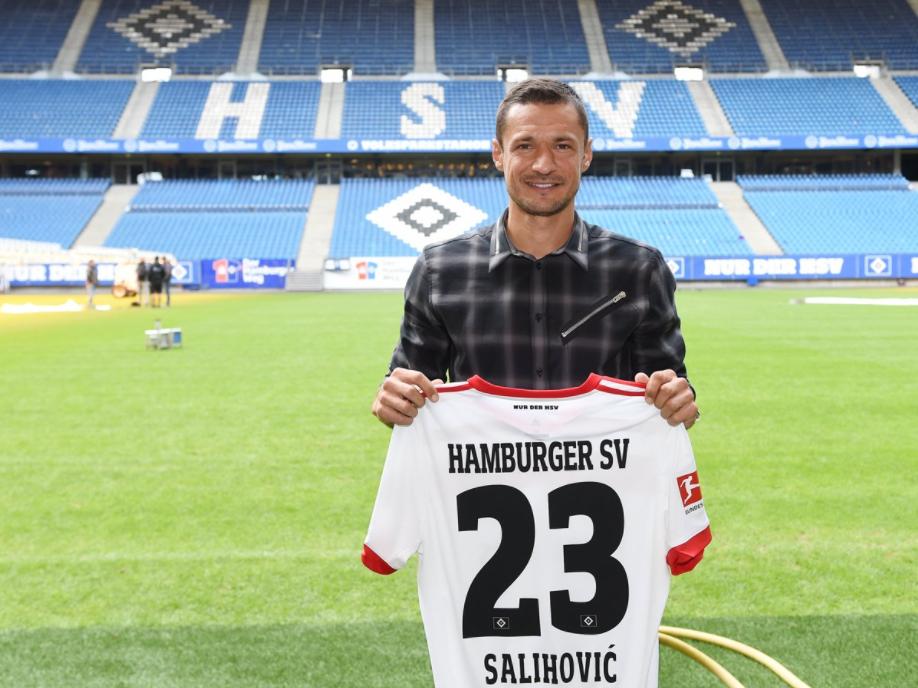 Sejad Salihović wird beim HSV die Nummer 23 tragen (Bildquelle: Twitter @hsv)