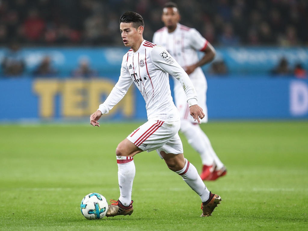 James Rodríguez spielt sein Saisonbeginn für den FC Bayern München