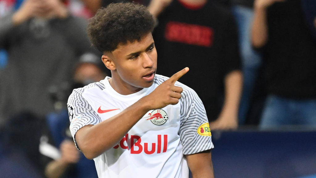 Karim Adeyemi zeigt sich vor dem Duell mit dem FC Bayern selbstbewusst Karim Adeyemi zeigt sich vor dem Duell mit dem FC Bayern selbstbewusst