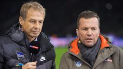 Lothar Matthäus (r.) äußerte sich zum Rücktritt von Jürgen Klinsmann (l.)