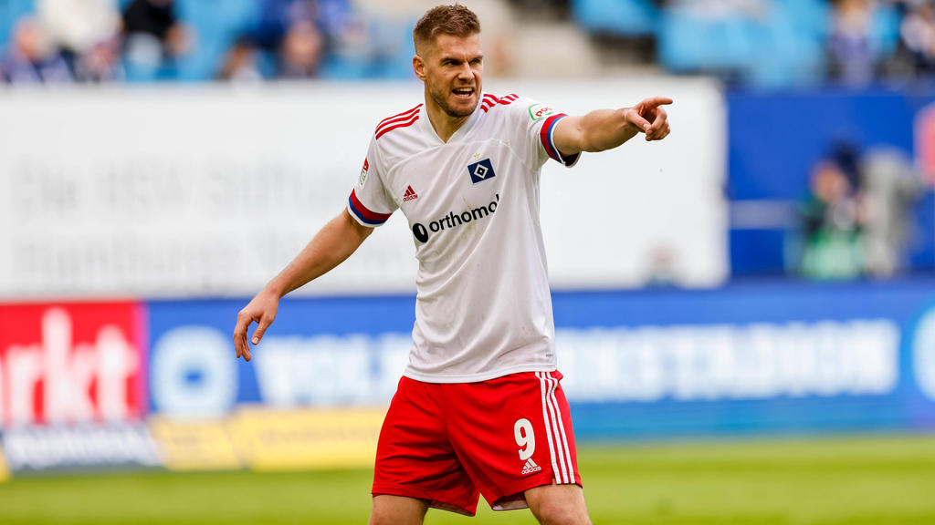 Simon Terodde soll den HSV auch im Derby zum Sieg schießen Simon Terodde soll den HSV auch im Derby zum Sieg schießen