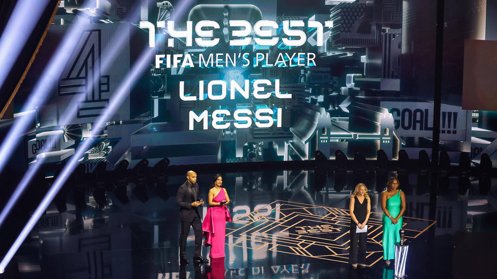 Lionel Messi ist FIFA-Weltfußballer, erschien aber nicht persönlich in London