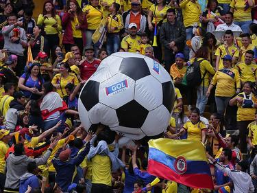 Die kolumbianischen Fans hoffen auf einen Sieg im Länderspiel gegen Deutschland