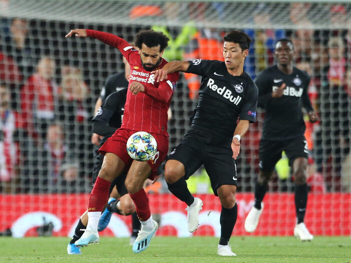 Salzburgs 3:4-Niederlage gegen Liverpool 2019 ist wohl vielen noch in Erinnerung. Salzburgs 3:4-Niederlage gegen Liverpool 2019 ist wohl vielen noch in Erinnerung.
