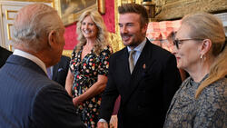 David Beckham (r.) wurde eine große Ehre zuteil