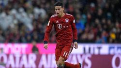 Musste 15 Minuten nach seiner Einwechslung verletzt vom Platz: Bayerns James Rodríguez