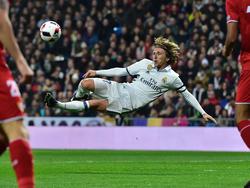 Luka Modrić und Real Madrid setzten sich souverän gegen den FC Sevilla durch