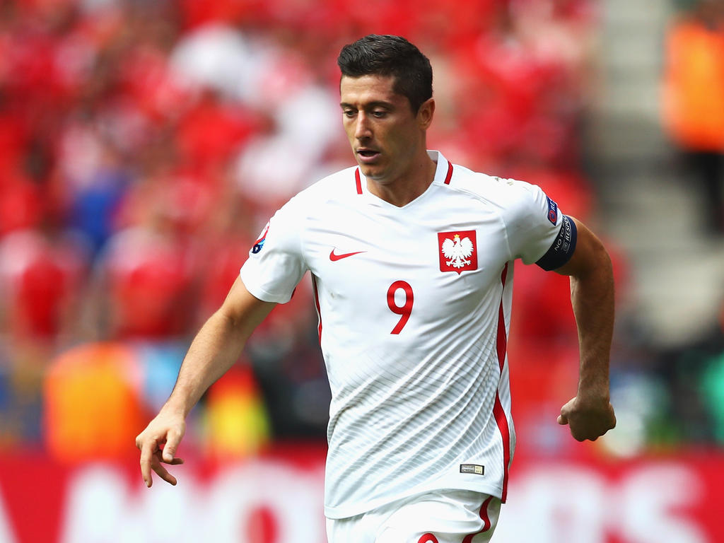 Robert Lewandowski erzielte in der Schlussphase einen Treffer für Polen