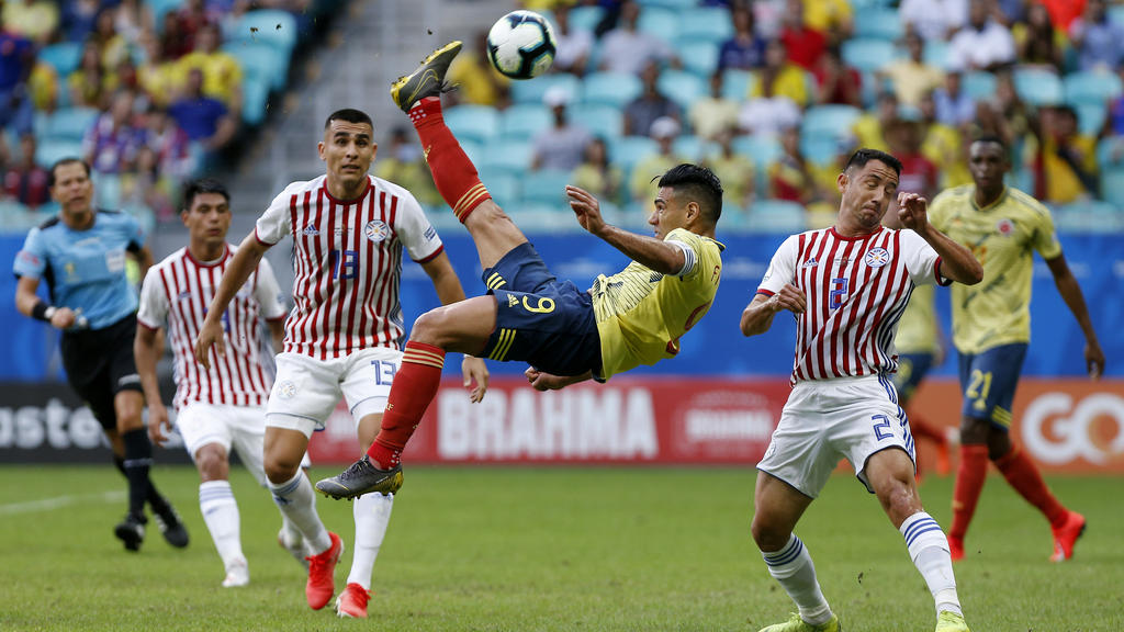 Falcao con la selección colombiana en la Copa América.