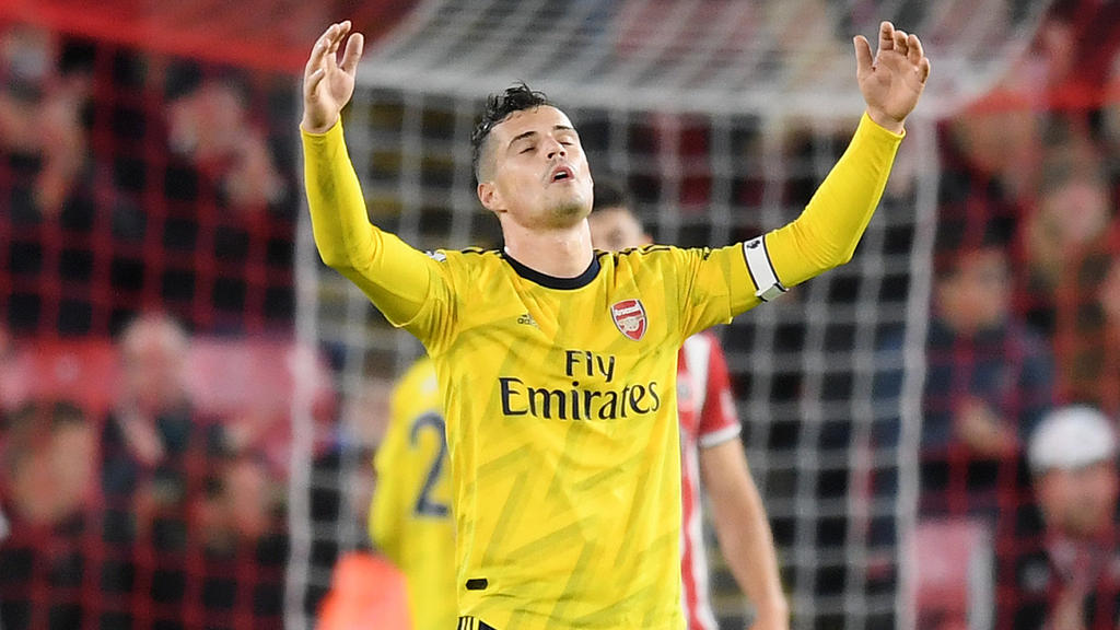 Granit Xhaka hat den Zorn der Arsenal-Fans auf sich gezogen