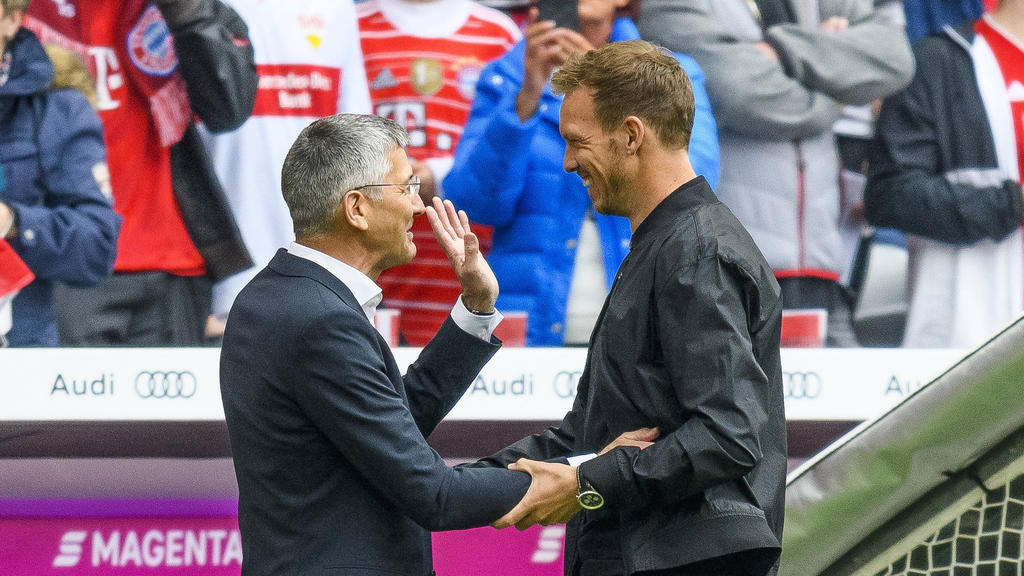 Herbert Hainer sieht in Julian Nagelsmann weiterhin den richtigen Trainer für den FC Bayern Herbert Hainer sieht in Julian Nagelsmann weiterhin den richtigen Trainer für den FC Bayern