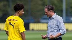 Sportdirektor Michael Zorc will Jadon Sancho noch lange beim BVB sehen