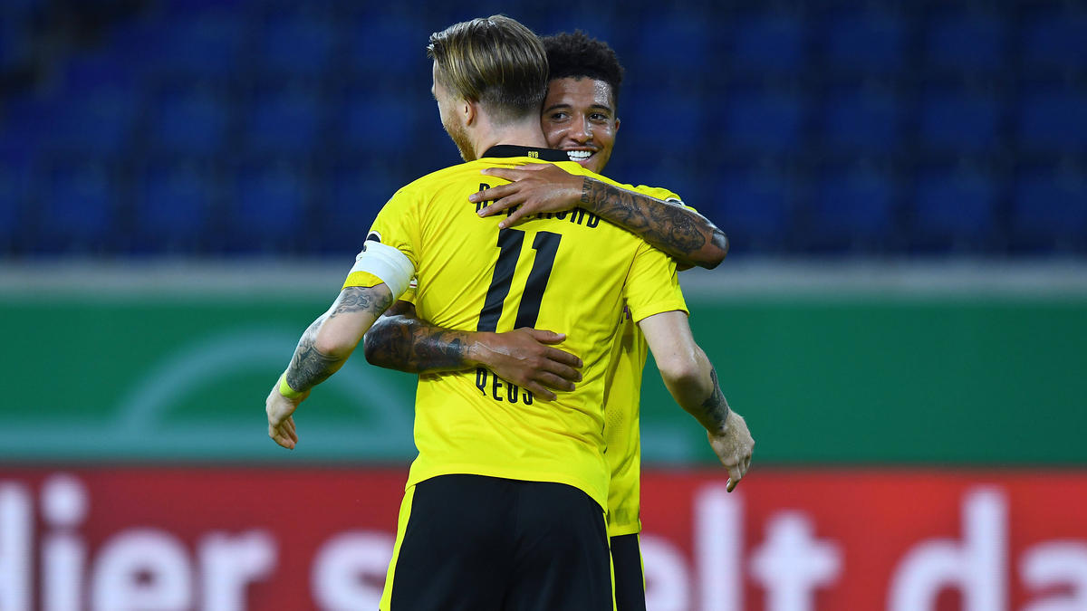 Der BVB legte in der ersten Runde des DFB-Pokals einen Saisonstart nach Maß hin Der BVB legte in der ersten Runde des DFB-Pokals einen Saisonstart nach Maß hin