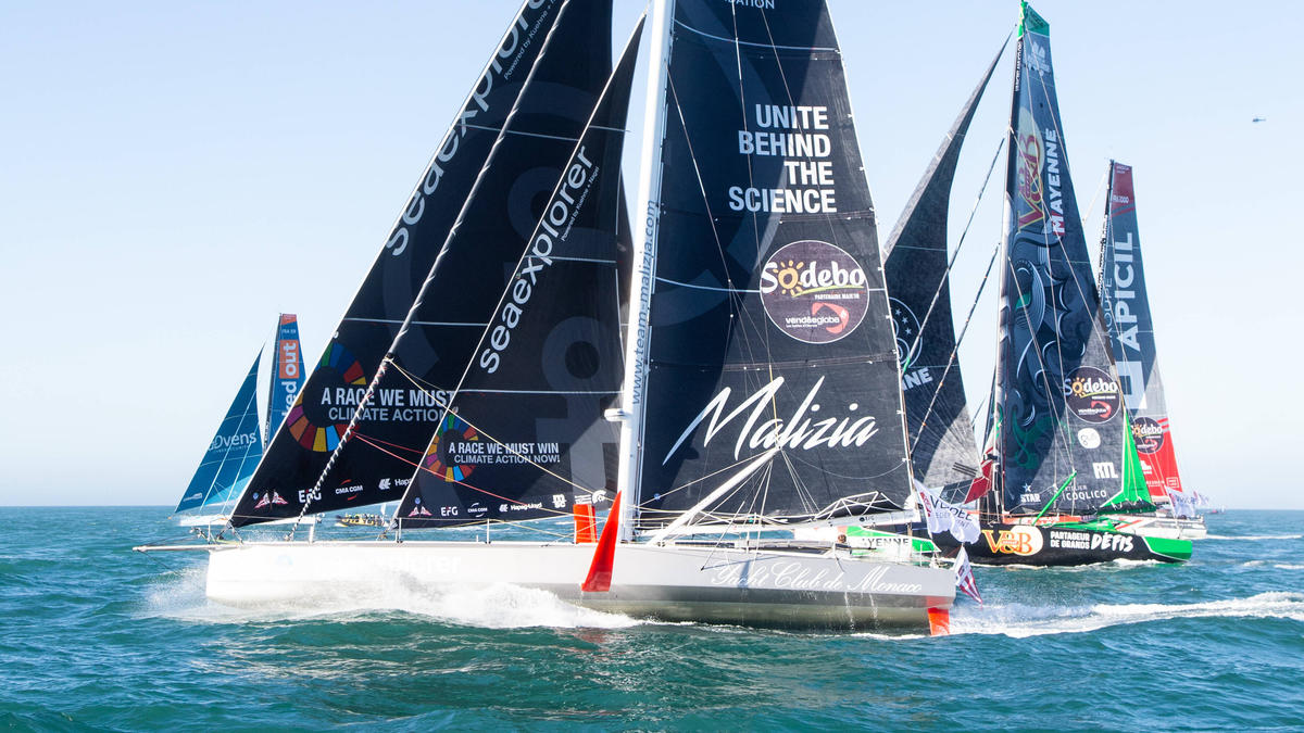 Boris Herrmann nimmt an der "Vendee Globe" teil Boris Herrmann nimmt an der "Vendee Globe" teil