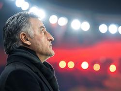Der Cheftrainer des französischen Erstligisten Paris Saint-Germain: Christophe Galtier