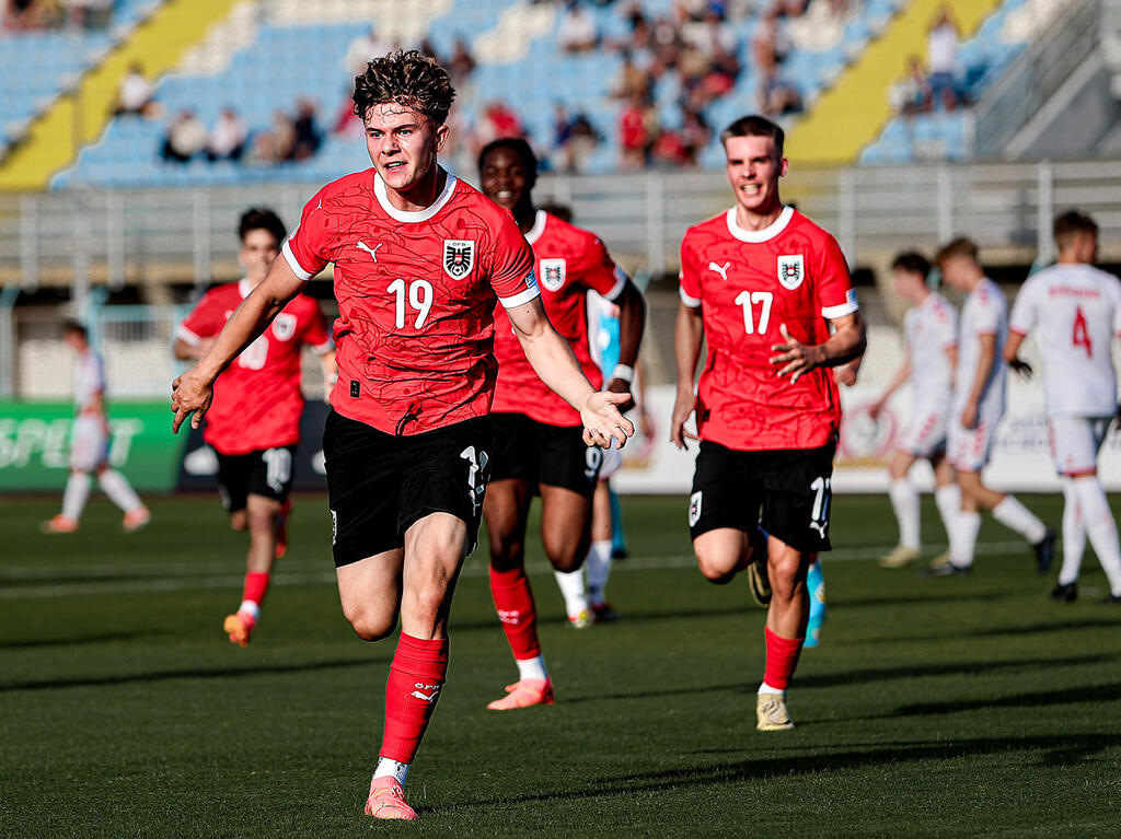 Die ÖFB-U17 siegte souverän gegen Dänemark. Die ÖFB-U17 siegte souverän gegen Dänemark.