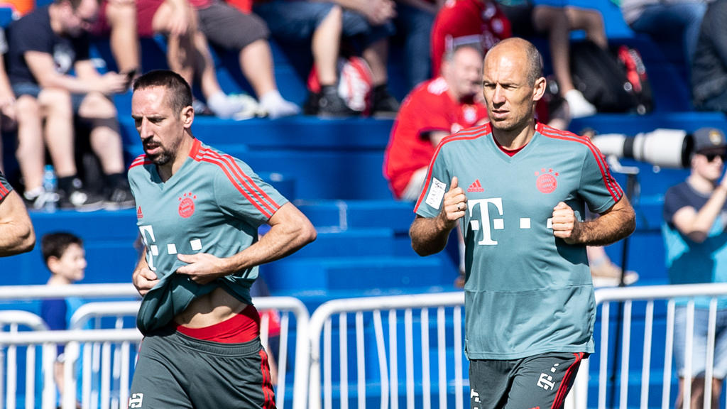 Franck Ribéry und Arjen Robben arbeiten für ihr Comeback