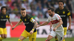 Das Hinspiel beim VfB Stuttgart gewann der BVB deutlich