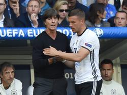 Joachim Löw und Lukas Podolski hatten immer eine gute Beziehung