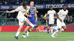 Milan setzte sich gegen Verona durch