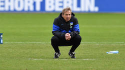 Hertha-Trainer Jürgen Klinsmann plant erst einmal bis zum Sommer