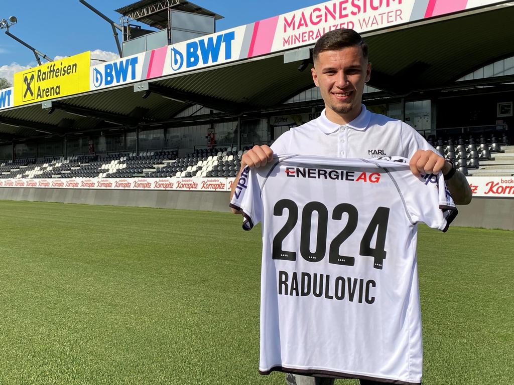 Stefan Radulović erhält beim LASK einen Dreijahresvertrag