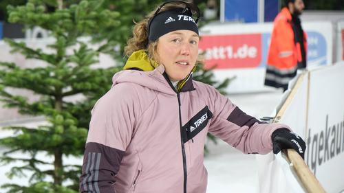Ist in Östersund als Biathlon-Expertin für das ZDF dabei: Laura Dahlmeier