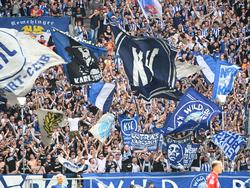 Den Karlsruher Fans wird zur Eröffnung des Wildparks etwas geboten
