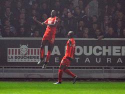 Abdoulaye Doucouré (izq.) celebrando un gol con el Angers. (Foto: Imago)