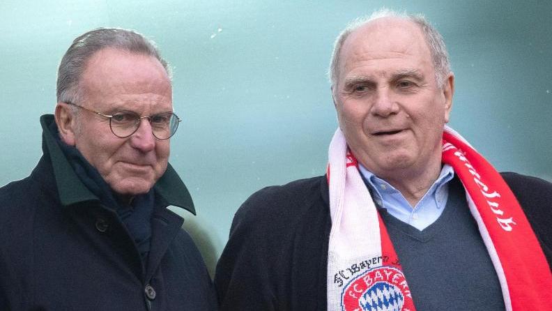 Helfen mit dem FC Bayern dem FCK: Vorstandsboss Karl-Heinz Rummenigge (l.) und Präsident Uli Hoeneß