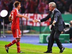 Jupp Heynckes (r.) hält die Lahm-Entscheidung für klug