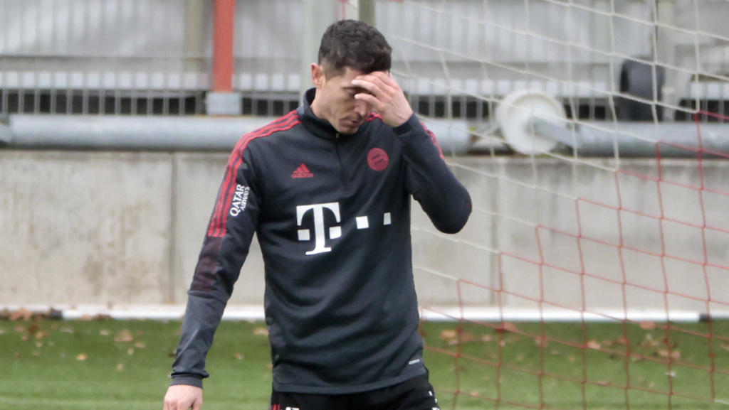 Robert Lewandowski vom FC Bayern zeigte sich enttäuscht