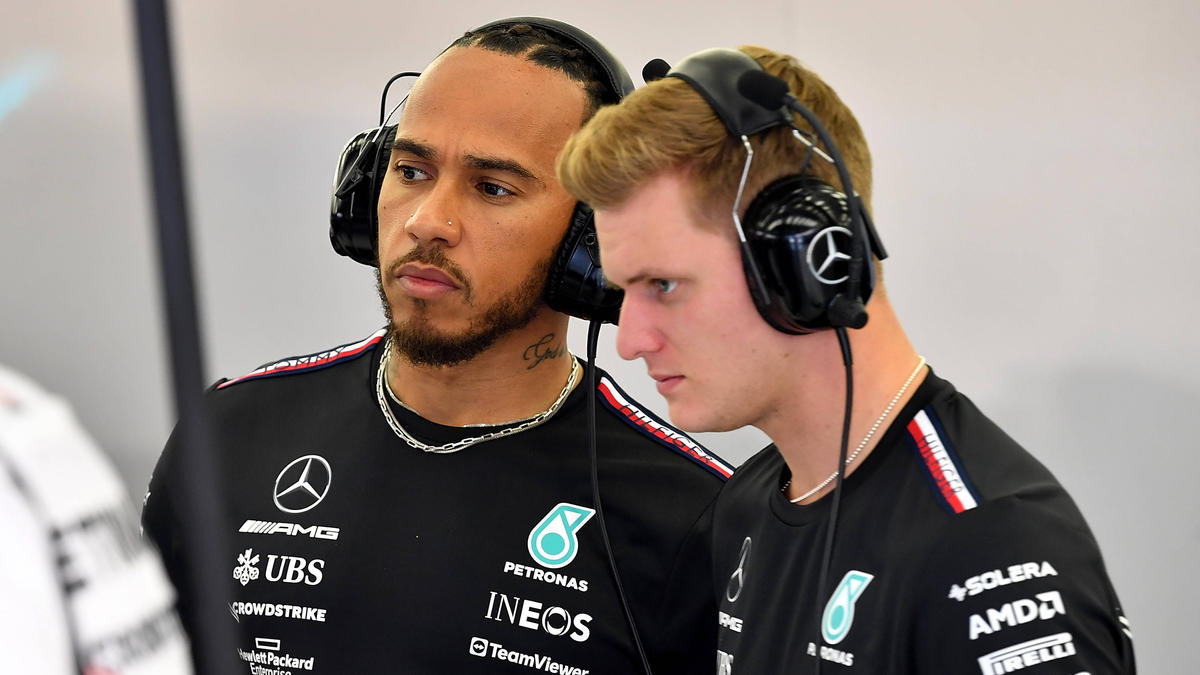 Lewis Hamilton und Mick Schumacher sind für Mercedes in der Formel 1 tätig