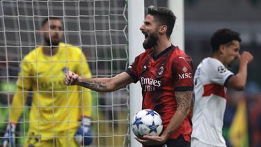 Olivier Giroud traf für Milan zum Siegtreffer gegen PSG