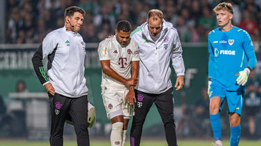 Serge Gnabry verletzte sich beim DFB-Pokalspiel des FC Bayern