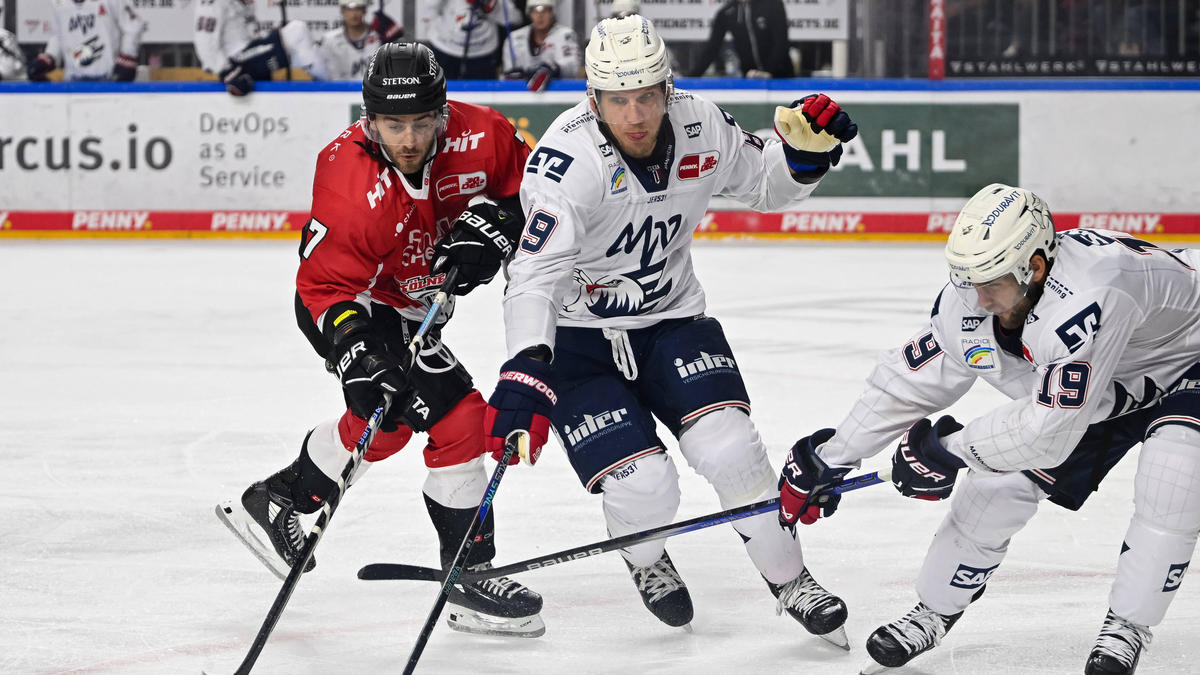 Die Adler Mannheim setzten sich gegen die Kölner Haie durch