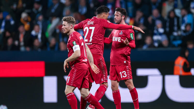 Mark Uth (re.) könnte den 1. FC Köln in Richtung HSV verlassen