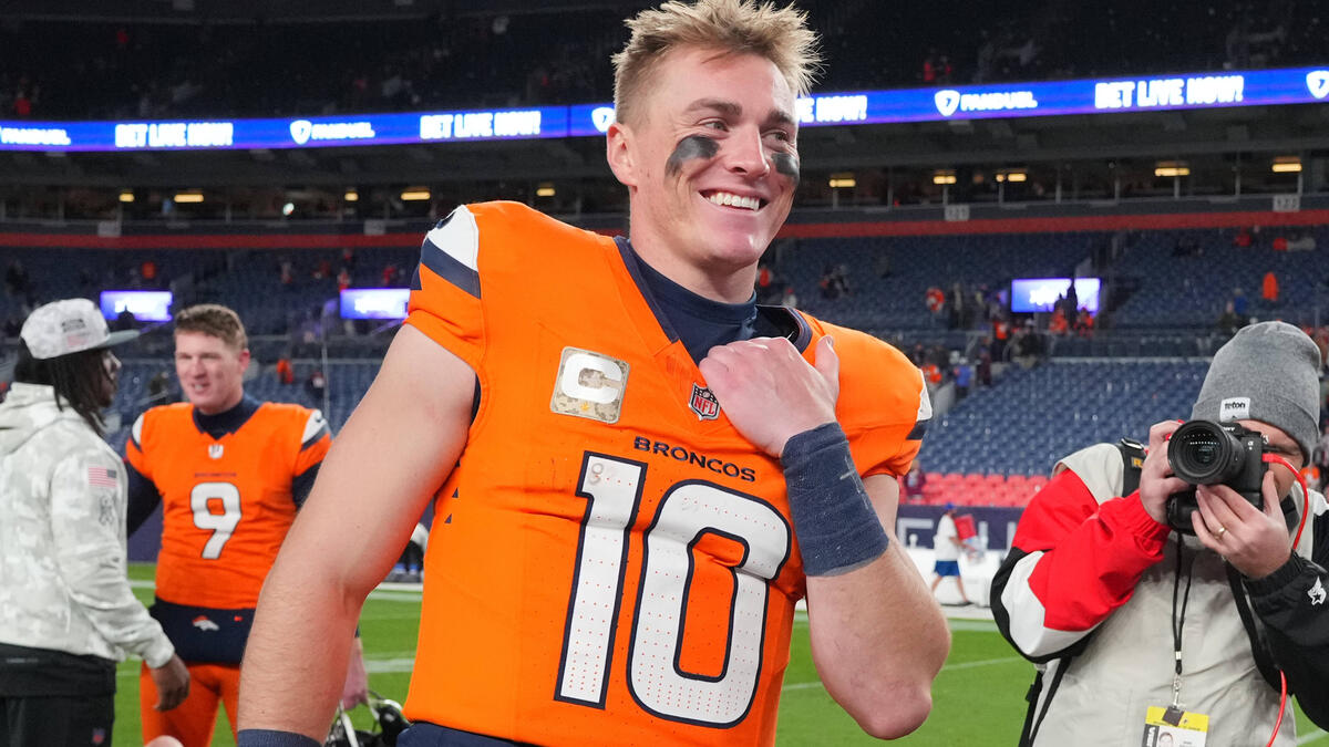Bo Nix hat allen Grund zu strahlen