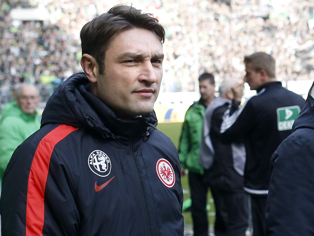 Frankfurt und Trainer Niko Kovac (r.) treten bei den Bayern an