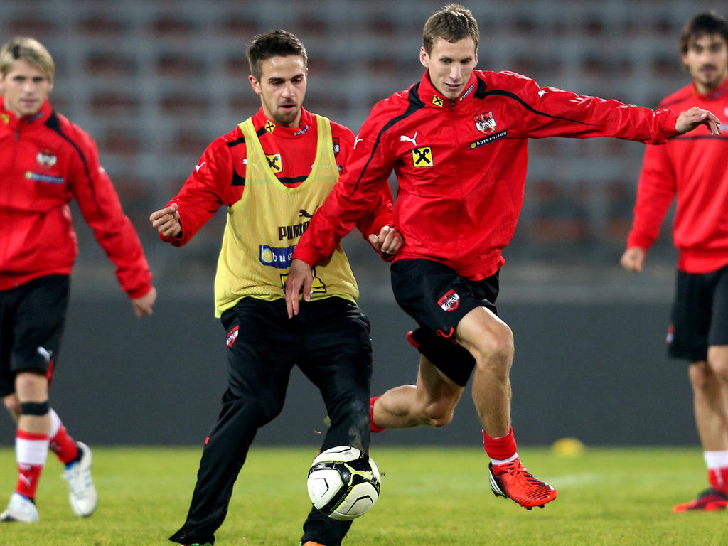 Florian Klein und Martin Harnik sind ab der Saison 2014/15 nicht nur in der Nationalmannschaft Teamkollegen Florian Klein und Martin Harnik sind ab der Saison 2014/15 nicht nur in der Nationalmannschaft Teamkollegen