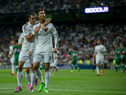Gareth Bale (l.) möchte das Niveau von Cristiano Ronaldo erreichen