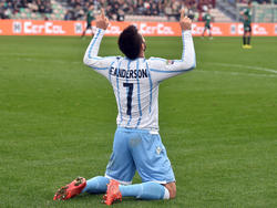 Felipe Anderson marcó el primer tanto del Lazio. (Foto: Getty)