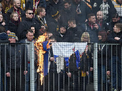 Unter anderem gegen Rostock zeigten sich die Dynamo-Fans nicht von ihrer besten Seite