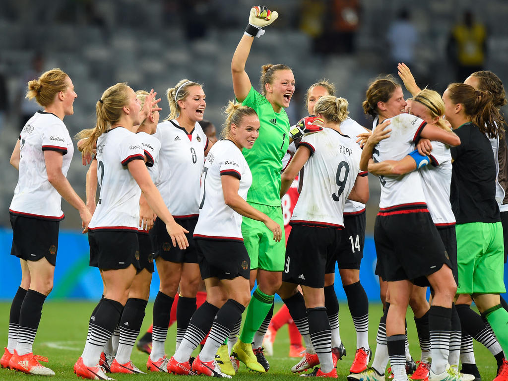 Alemania celebra la clasificación para la final de los Juegos de Río. (Foto: Getty)