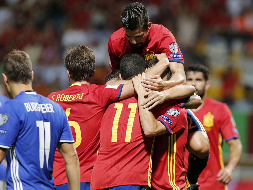 Spanien darf gleich achtmal gegen Liechtenstein jubeln