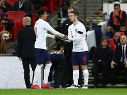 Lewis Cook (r.) makes his debut during the Friendly against Italy